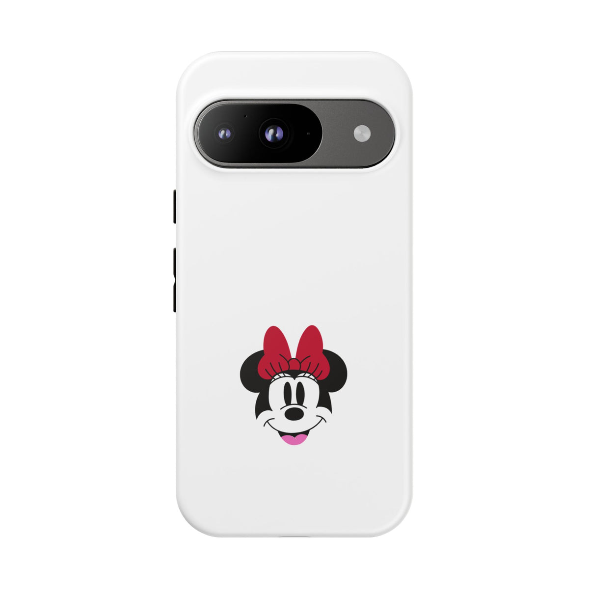 Minnie Mouse Tough Phone Case — Cute Red Bow Protective iPhone Cover