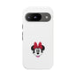 Minnie Mouse Tough Phone Case — Cute Red Bow Protective iPhone Cover