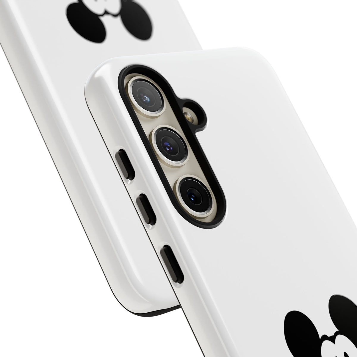 Mickey Face Phone Case - Minimal Cute Cartoon Protective Tough Case