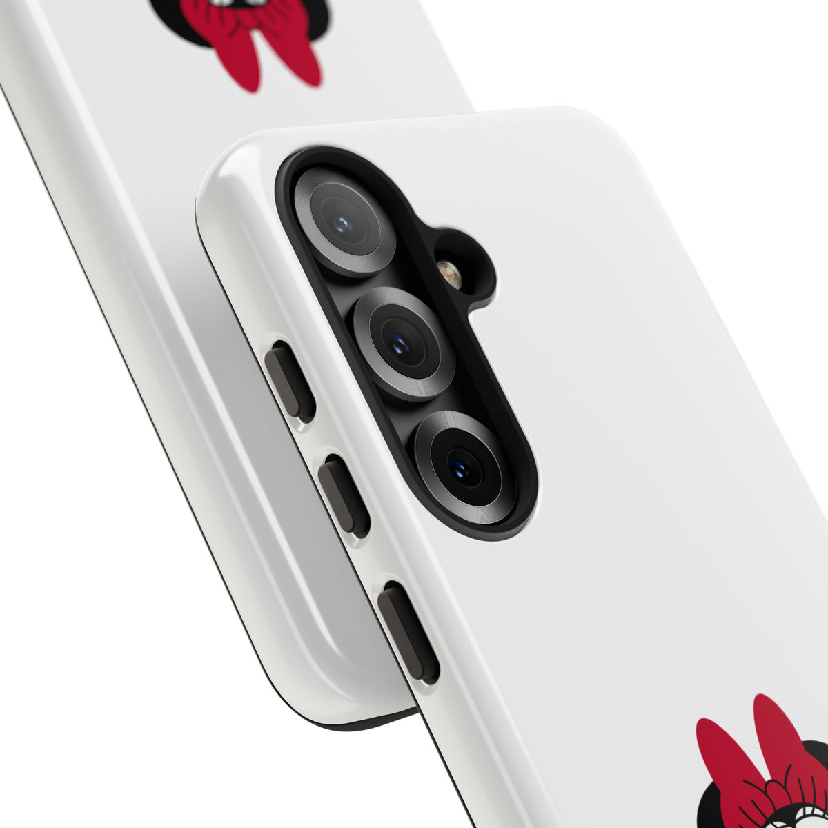 Minnie Mouse Tough Phone Case — Cute Red Bow Protective iPhone Cover