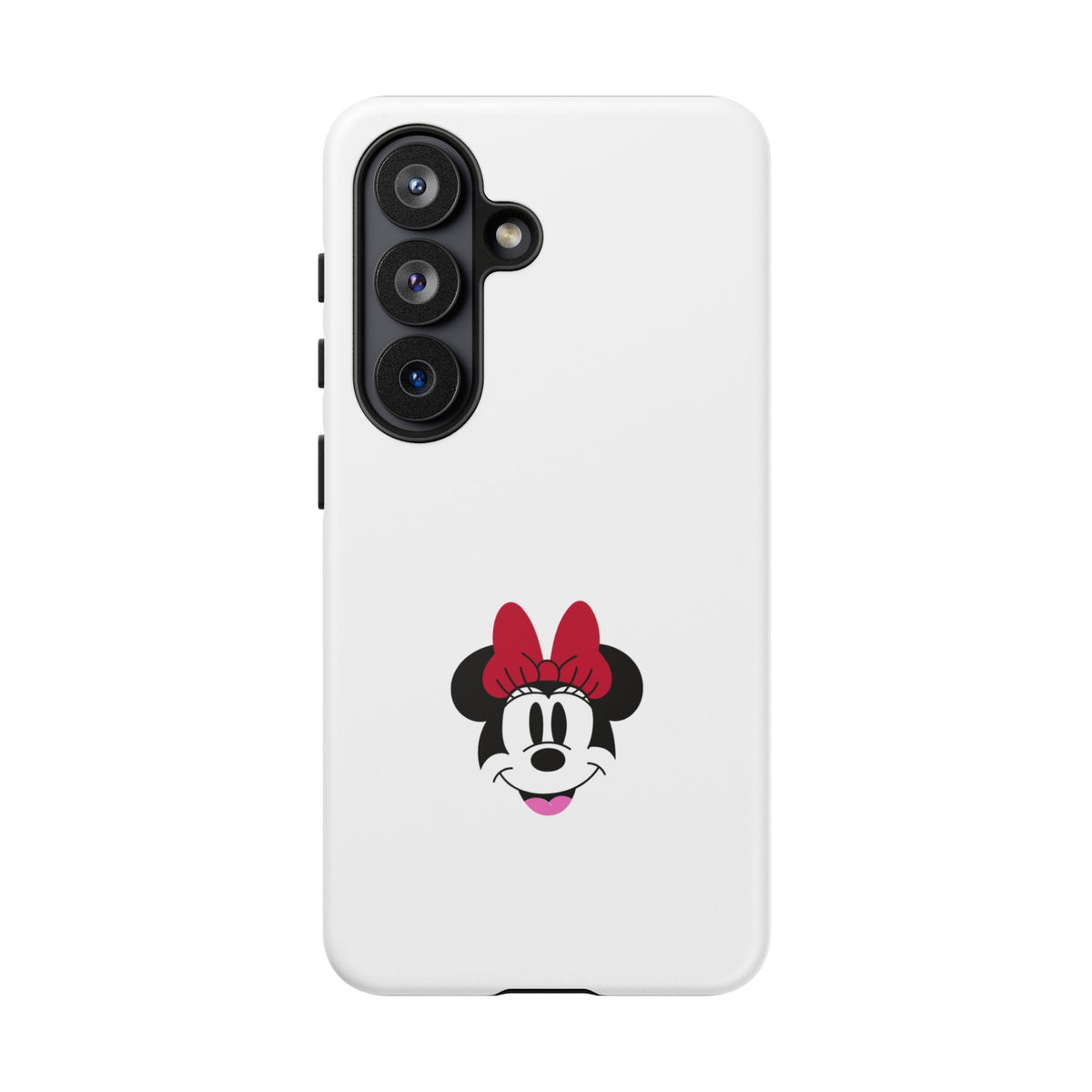 Minnie Mouse Tough Phone Case — Cute Red Bow Protective iPhone Cover