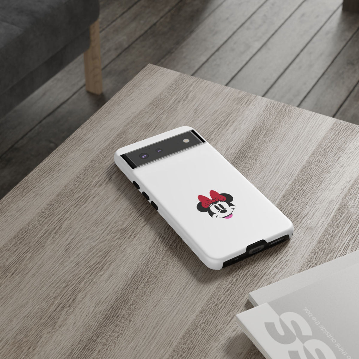 Minnie Mouse Tough Phone Case — Cute Red Bow Protective iPhone Cover