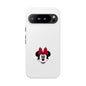 Minnie Mouse Tough Phone Case — Cute Red Bow Protective iPhone Cover