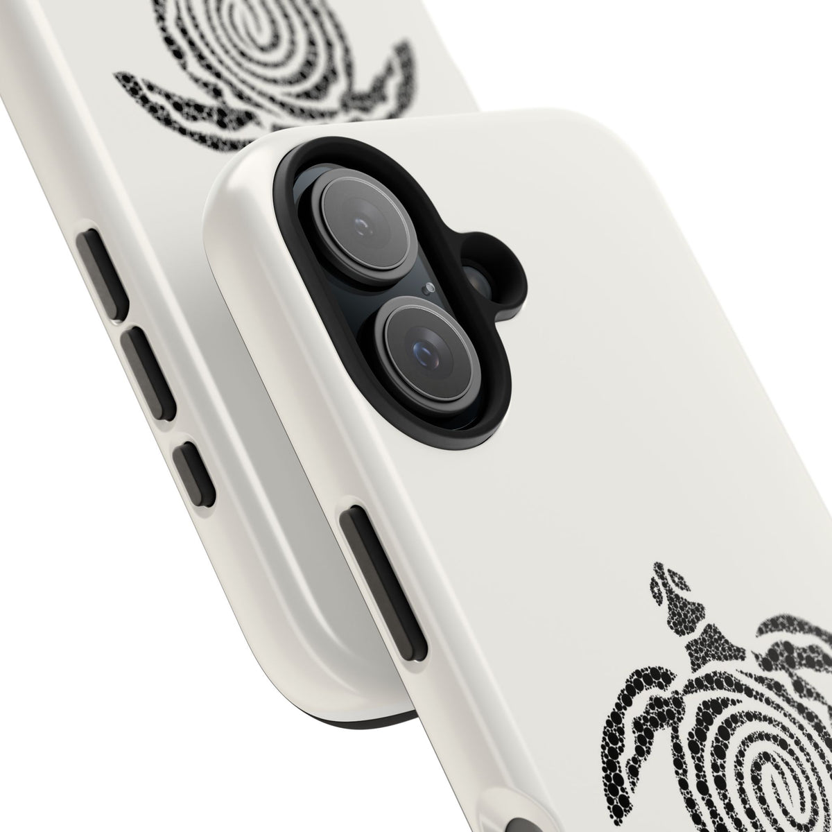Turtle Spiral Tough Phone Case — "Summer Mood" Protective iPhone Cover