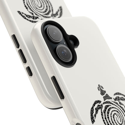 Turtle Spiral Tough Phone Case — "Summer Mood" Protective iPhone Cover