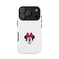 Minnie Mouse Tough Phone Case — Cute Red Bow Protective iPhone Cover