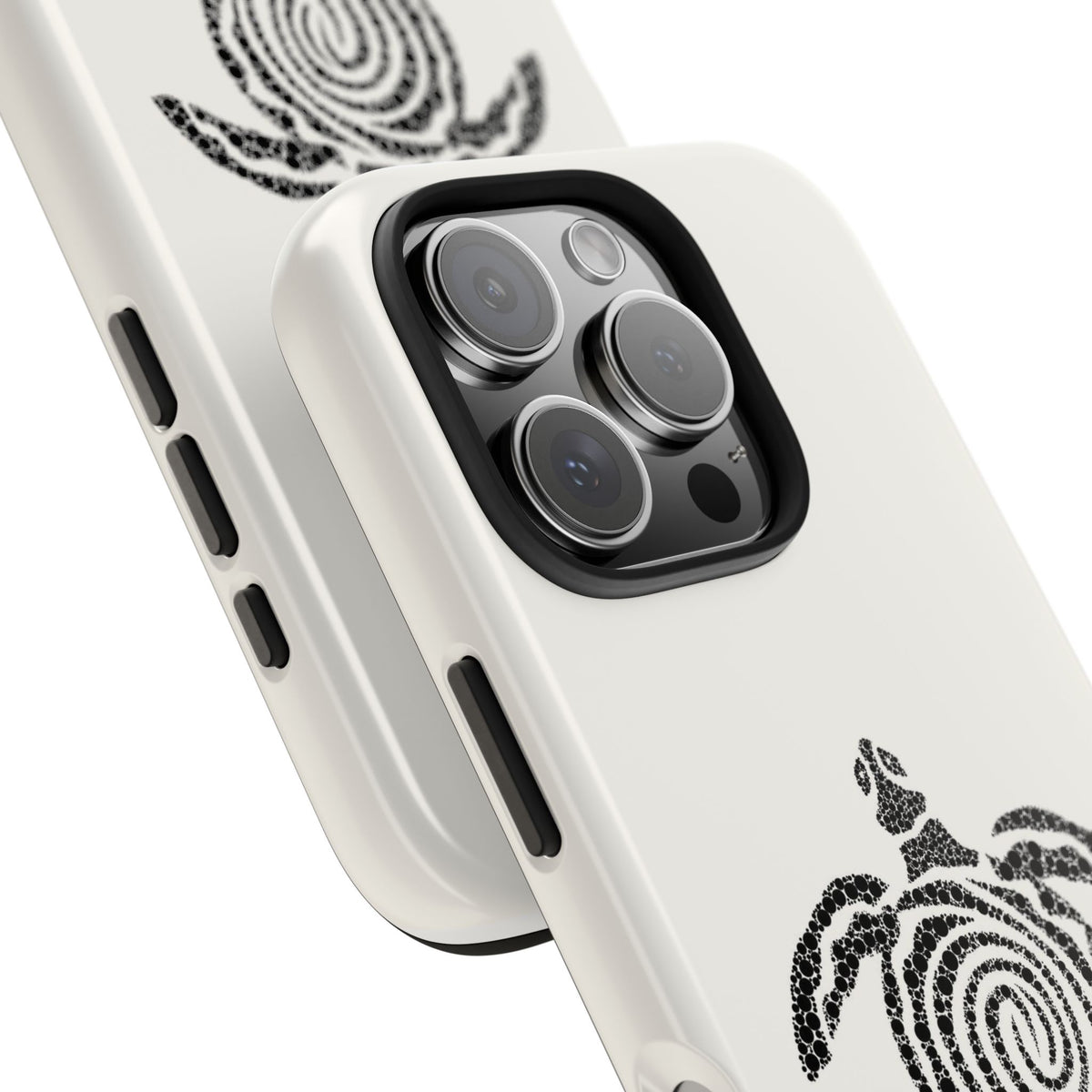 Turtle Spiral Tough Phone Case — "Summer Mood" Protective iPhone Cover