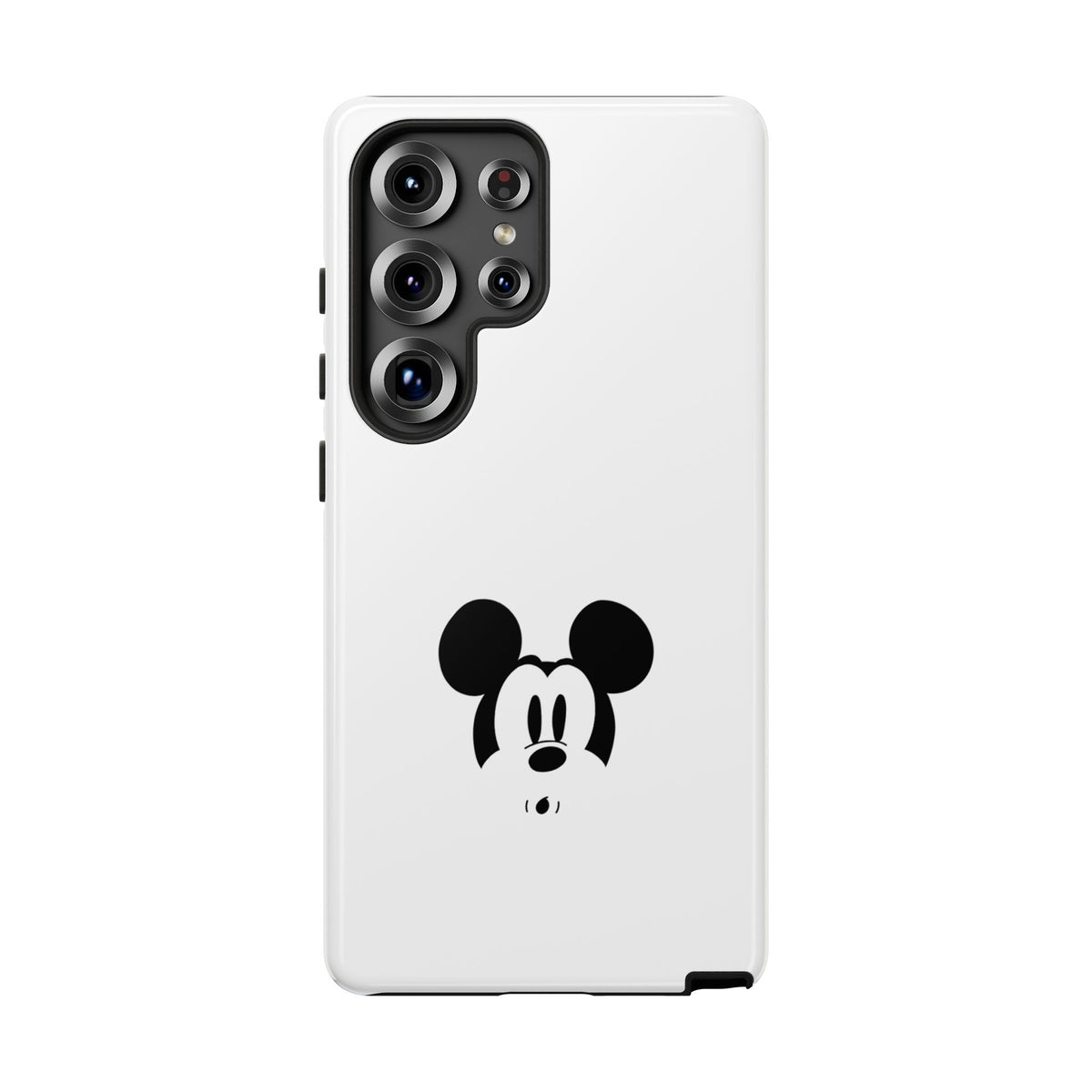 Mickey Face Phone Case - Minimal Cute Cartoon Protective Tough Case