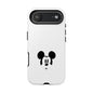 Mickey Face Phone Case - Minimal Cute Cartoon Protective Tough Case