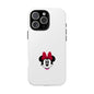 Minnie Mouse Tough Phone Case — Cute Red Bow Protective iPhone Cover