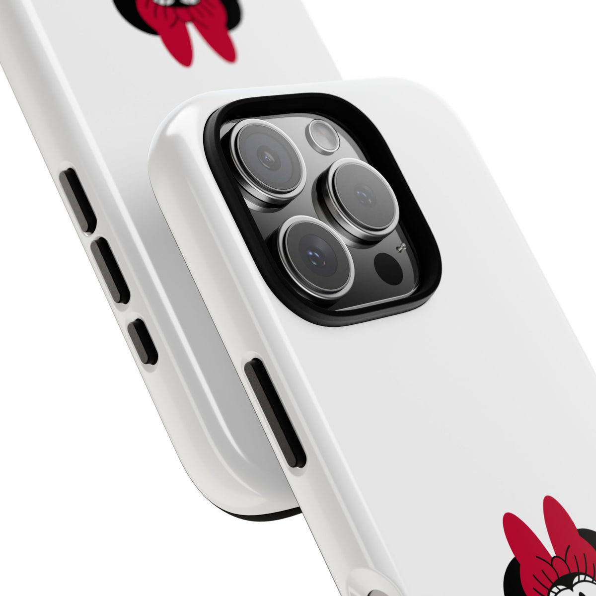 Minnie Mouse Tough Phone Case — Cute Red Bow Protective iPhone Cover