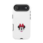 Minnie Mouse Tough Phone Case — Cute Red Bow Protective iPhone Cover