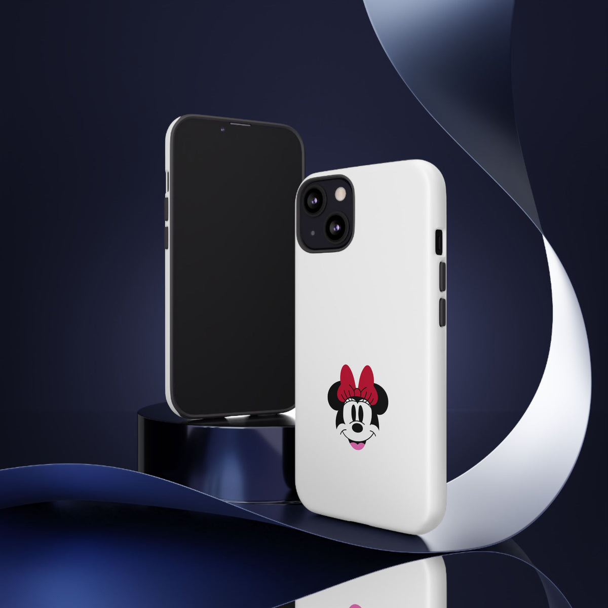 Minnie Mouse Tough Phone Case — Cute Red Bow Protective iPhone Cover