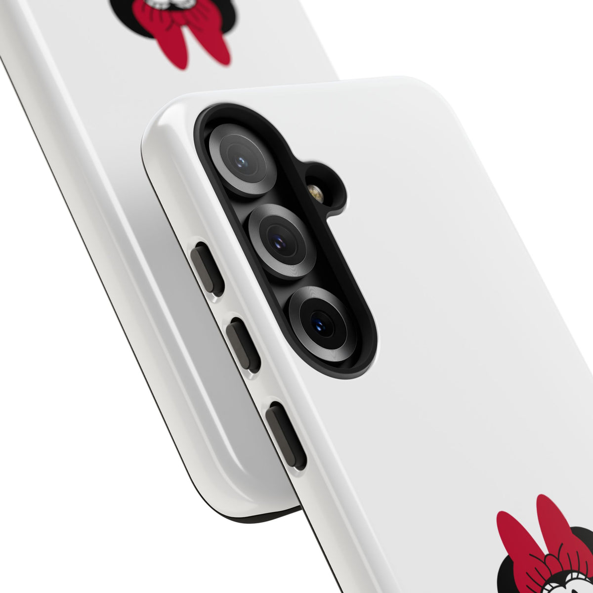 Minnie Mouse Tough Phone Case — Cute Red Bow Protective iPhone Cover