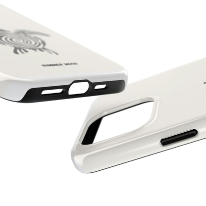 Turtle Spiral Tough Phone Case — "Summer Mood" Protective iPhone Cover