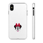 Minnie Mouse Tough Phone Case — Cute Red Bow Protective iPhone Cover