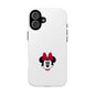 Minnie Mouse Tough Phone Case — Cute Red Bow Protective iPhone Cover