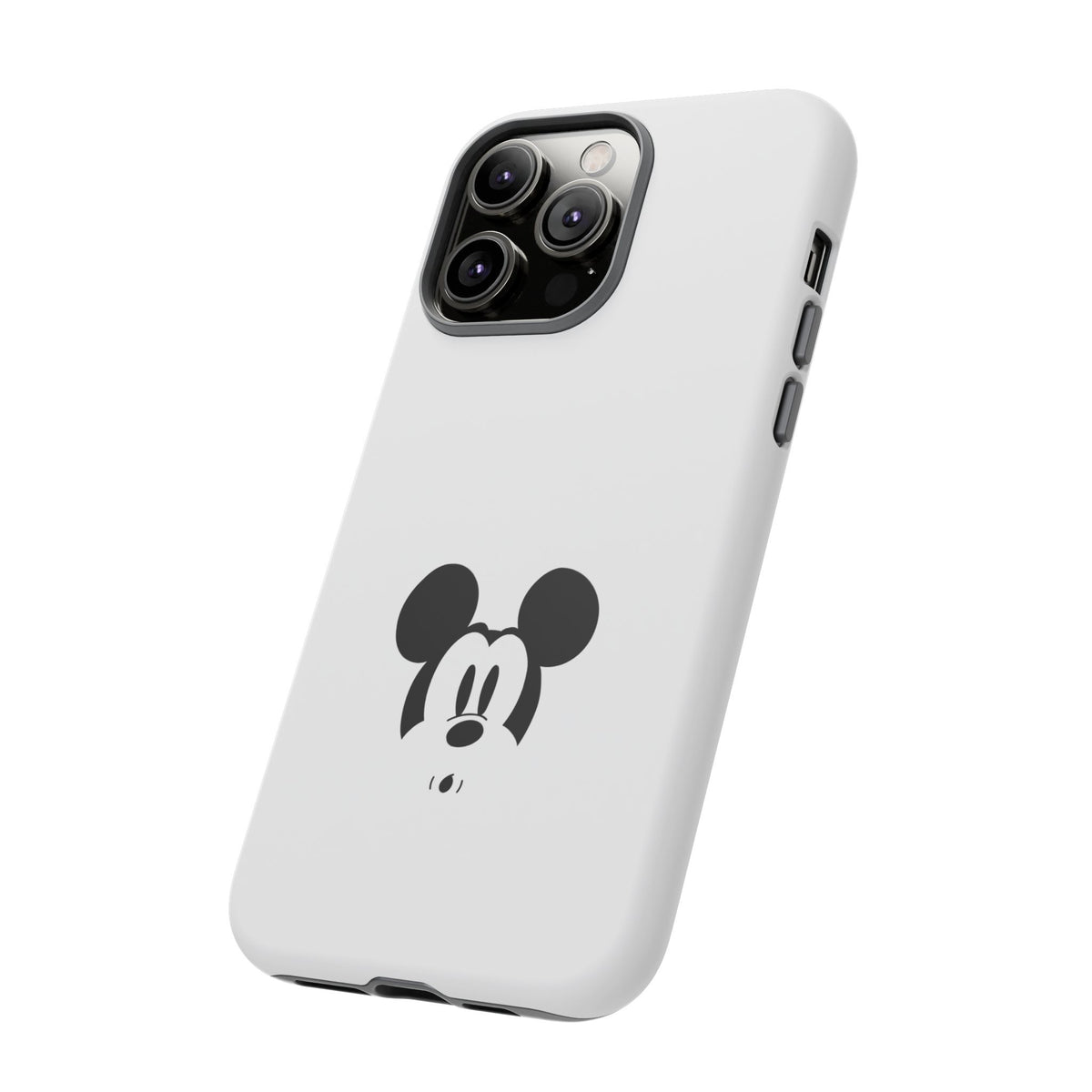 Mickey Face Phone Case - Minimal Cute Cartoon Protective Tough Case