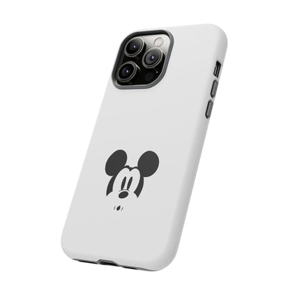 Mickey Face Phone Case - Minimal Cute Cartoon Protective Tough Case