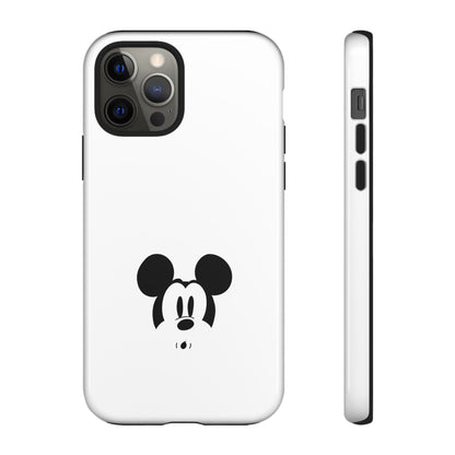 Mickey Face Phone Case - Minimal Cute Cartoon Protective Tough Case