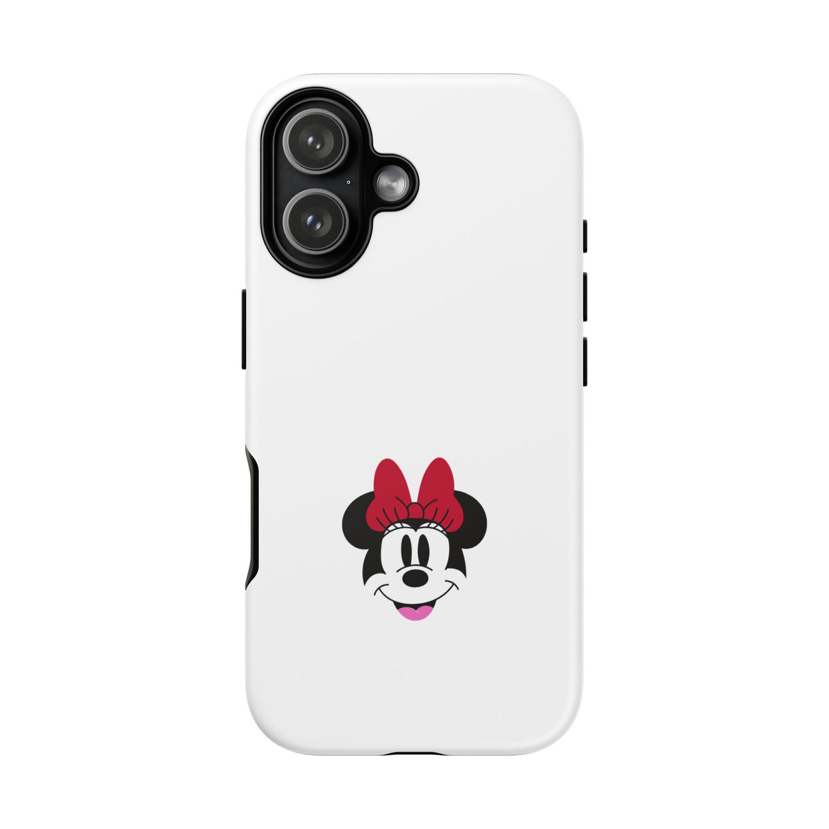 Minnie Mouse Tough Phone Case — Cute Red Bow Protective iPhone Cover