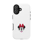 Minnie Mouse Tough Phone Case — Cute Red Bow Protective iPhone Cover