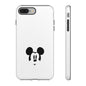 Mickey Face Phone Case - Minimal Cute Cartoon Protective Tough Case