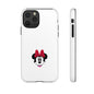 Minnie Mouse Tough Phone Case — Cute Red Bow Protective iPhone Cover