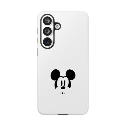 Mickey Face Phone Case - Minimal Cute Cartoon Protective Tough Case