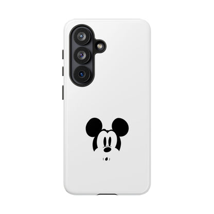 Mickey Face Phone Case - Minimal Cute Cartoon Protective Tough Case