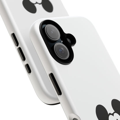 Mickey Face Phone Case - Minimal Cute Cartoon Protective Tough Case