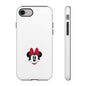 Minnie Mouse Tough Phone Case — Cute Red Bow Protective iPhone Cover