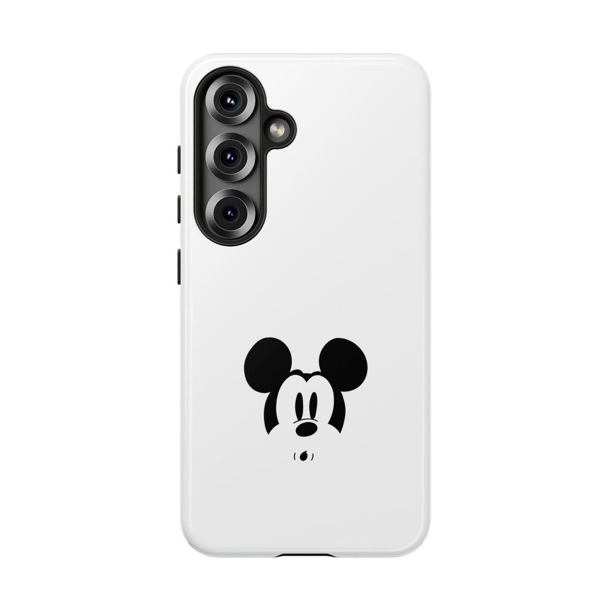 Mickey Face Phone Case - Minimal Cute Cartoon Protective Tough Case