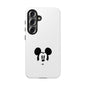 Mickey Face Phone Case - Minimal Cute Cartoon Protective Tough Case