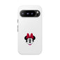 Minnie Mouse Tough Phone Case — Cute Red Bow Protective iPhone Cover