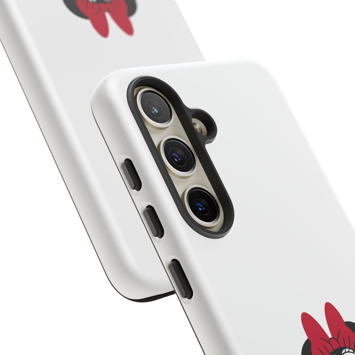 Minnie Mouse Tough Phone Case — Cute Red Bow Protective iPhone Cover