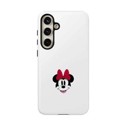 Minnie Mouse Tough Phone Case — Cute Red Bow Protective iPhone Cover