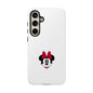 Minnie Mouse Tough Phone Case — Cute Red Bow Protective iPhone Cover