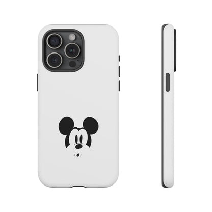 Mickey Face Phone Case - Minimal Cute Cartoon Protective Tough Case