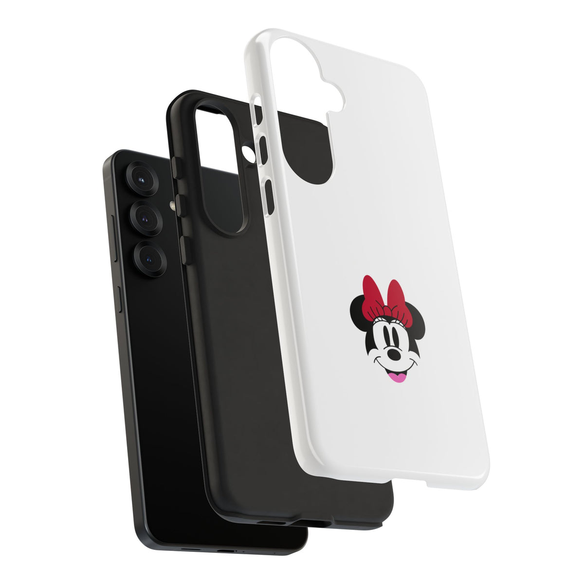 Minnie Mouse Tough Phone Case — Cute Red Bow Protective iPhone Cover