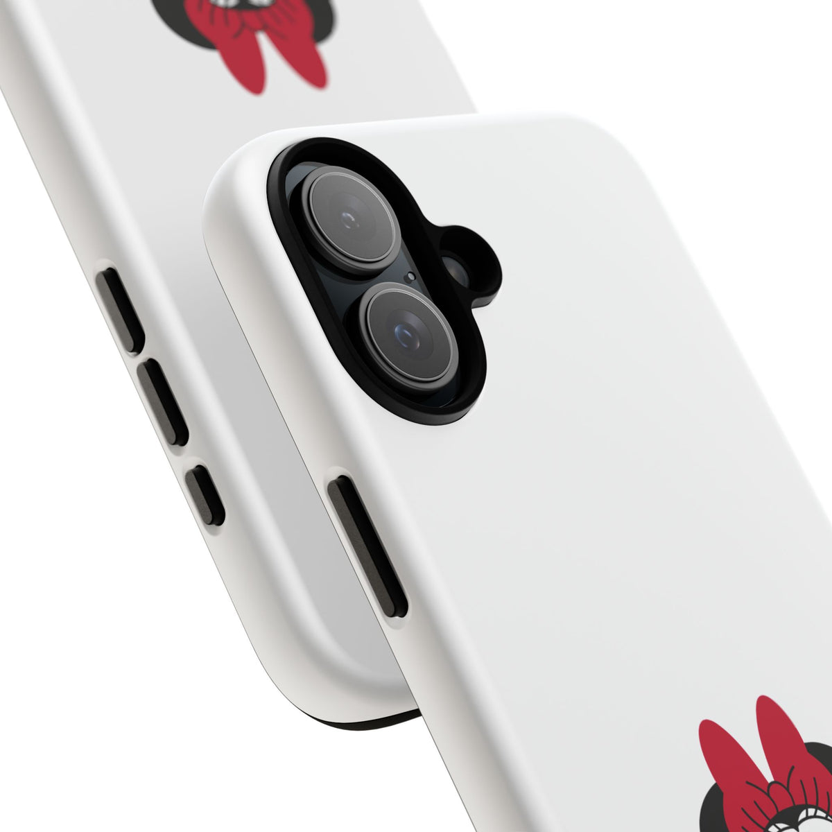 Minnie Mouse Tough Phone Case — Cute Red Bow Protective iPhone Cover