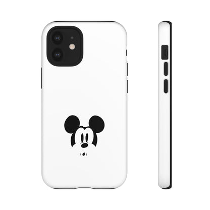 Mickey Face Phone Case - Minimal Cute Cartoon Protective Tough Case
