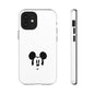 Mickey Face Phone Case - Minimal Cute Cartoon Protective Tough Case