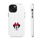 Minnie Mouse Tough Phone Case — Cute Red Bow Protective iPhone Cover