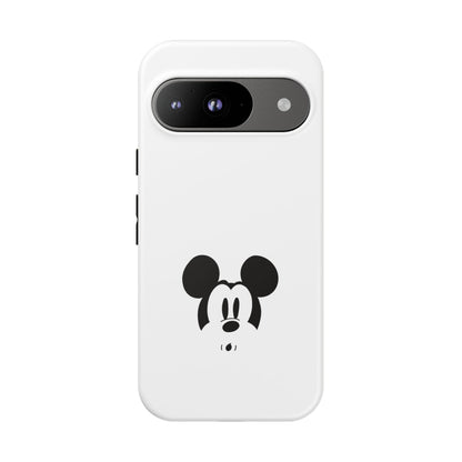 Mickey Face Phone Case - Minimal Cute Cartoon Protective Tough Case