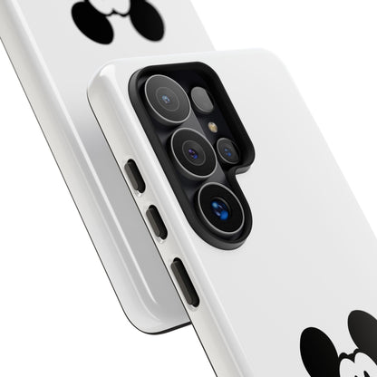 Mickey Face Phone Case - Minimal Cute Cartoon Protective Tough Case