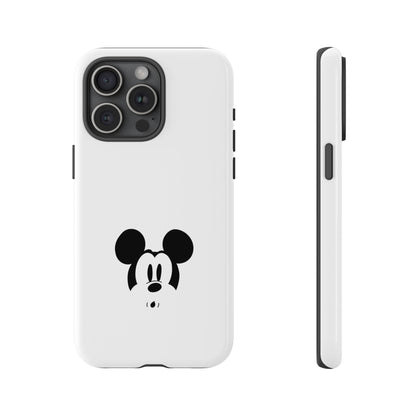 Mickey Face Phone Case - Minimal Cute Cartoon Protective Tough Case