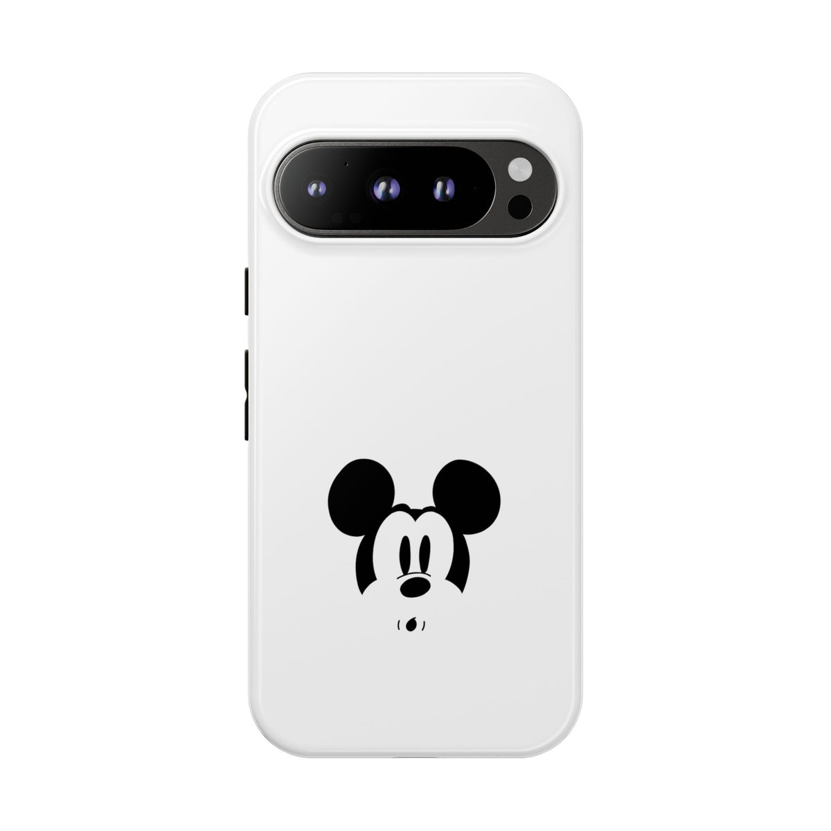 Mickey Face Phone Case - Minimal Cute Cartoon Protective Tough Case