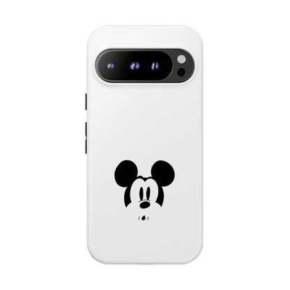 Mickey Face Phone Case - Minimal Cute Cartoon Protective Tough Case