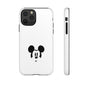 Mickey Face Phone Case - Minimal Cute Cartoon Protective Tough Case